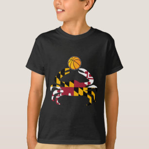 Maryland State Flag Blauwe Krab Pride met Bysketby T-shirt