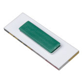 Maryland State Flag Colors Naambadge (Achterkant)