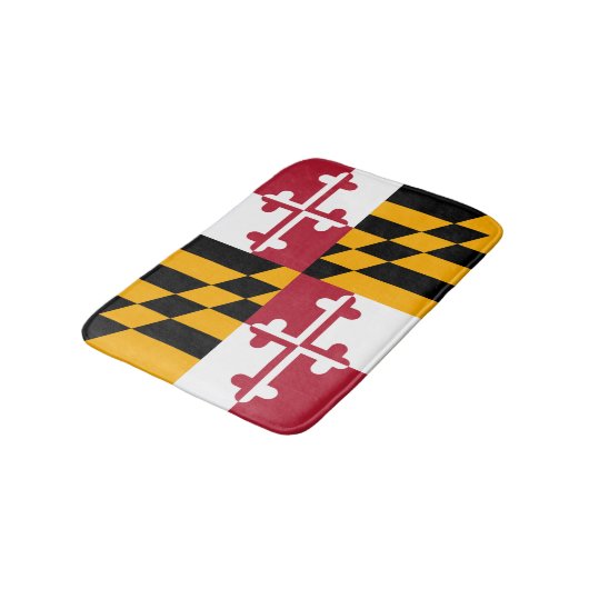 Maryland State Flag Custom Design Badmat (Gekanteld)