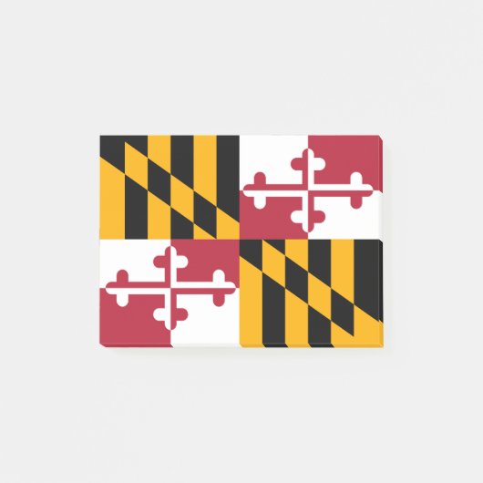 Maryland State Flag Design Accent Post-it® Notes (Voorkant)