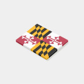 Maryland State Flag Design Accent Post-it® Notes (Schuin)