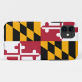 Maryland State Flag Design Decor Case-Mate iPhone Case (Achterkant (horizontaal))