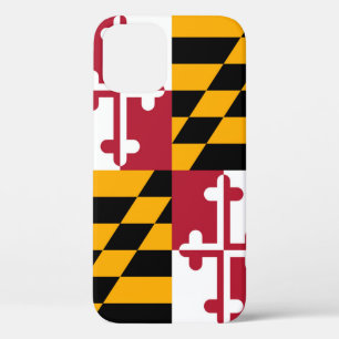 Maryland State Flag Design Decor iPhone 12 Hoesje