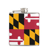 Maryland State Flag Design Heupfles (Voorkant)