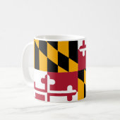 Maryland State Flag Design Koffiemok (Voorkant links)