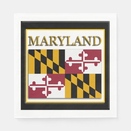 Maryland State Flag Design Servet (Voorkant)