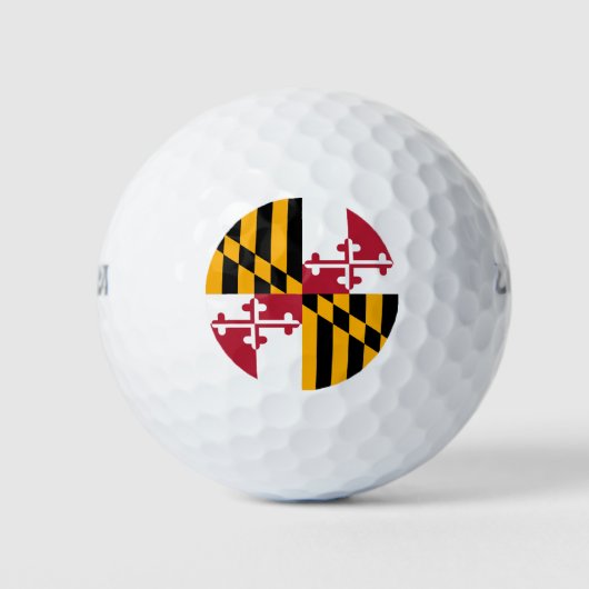 Maryland State Flag Festive Design Golfballen (Voorkant)