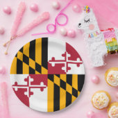 Maryland State Flag Festive Design Papieren Bordje (Feest)