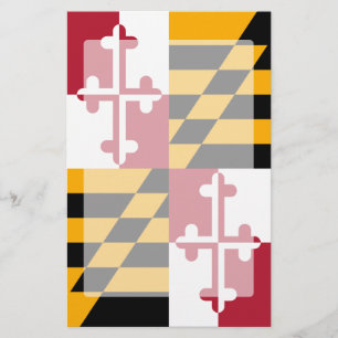Maryland State Flag Graphic Briefpapier