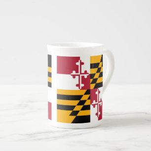 Maryland State Flag Graphic Porselein Kop