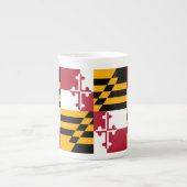 Maryland State Flag Graphic Porselein Kop (Voorkant)