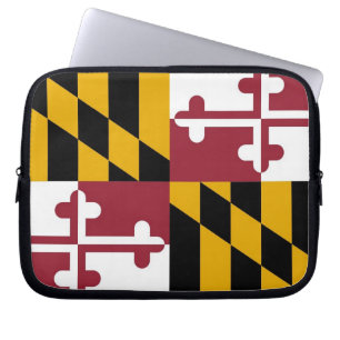 Maryland State Flag Laptophoes Laptop Sleeve