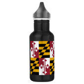 Maryland State Flag Liberty Bottle Waterfles (Links)