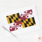 Maryland State Flag Sticker (Envelop)