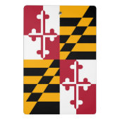 Maryland State Flag Style Decor Mini Klembord (Achterkant)