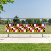 Maryland State Flag Stylish Decor Banner (Insitu)