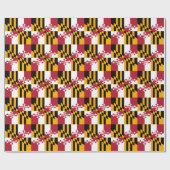 Maryland State Flag Stylish Display Cadeaupapier (Vlak)