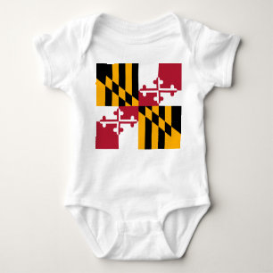 Maryland State Flag Stylish Romper