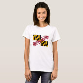 Maryland State Flag T-shirt (Voorkant volledig)