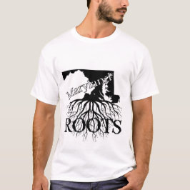 Maryland State Roots Vrouwen of Mannen Shirt