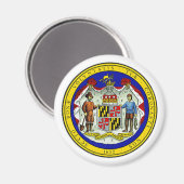 Maryland State Seal Magnet Magneet (Voorkant / Achterkant)