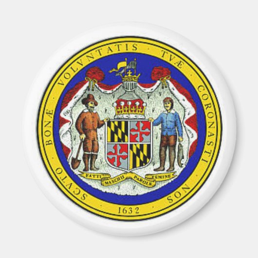 Maryland State Seal Magnet Magneet (Voorkant)