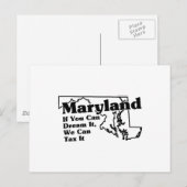 Maryland State Slogan Briefkaart (Voorkant / Achterkant)