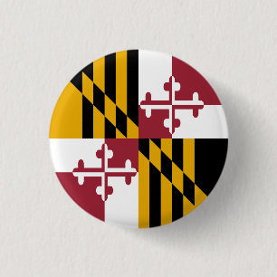 Maryland State Vlag Ronde Button 3,2 Cm