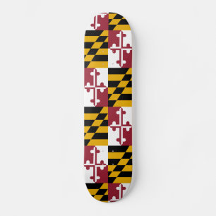 Maryland State Vlag Skateboard