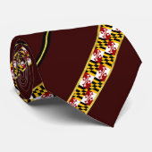 Maryland stretes vlag stropdas (Opgerold)