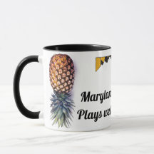 Maryland Swingers Mug - Carte et ananas