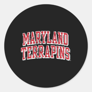 Maryland Terra Blockbusted verontrust Ronde Sticker