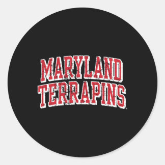Maryland Terra Blockbusted verontrust Ronde Sticker