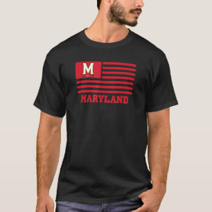Maryland Terrapins Patriottische Amerikaanse vlag T-shirt