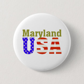 Maryland USA! Ronde Button 5,7 Cm