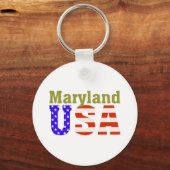 Maryland USA! Sleutelhanger (Voorkant)