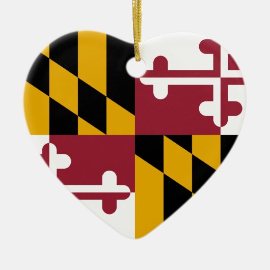 Maryland, Verenigde Staten Keramisch Ornament (Voorkant)