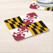 Maryland Vierkante Kartonnen Onderzetter (Schuin)