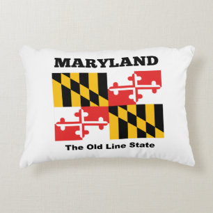 Maryland vlag accent kussen
