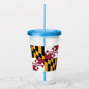 Maryland-vlag Acryl Drinkbeker