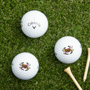 Maryland Vlag Blauwe krab Callaway Supersport Golfballen
