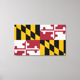 Maryland-vlag Canvas Afdruk