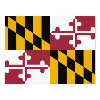 Maryland-vlag Foto Afdruk