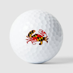 Maryland Vlag Krab Golfballen