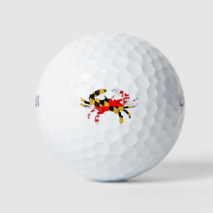 Maryland vlag krab golfballen