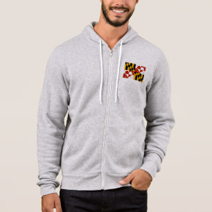 Maryland Vlag Liefde Trui Hoodie