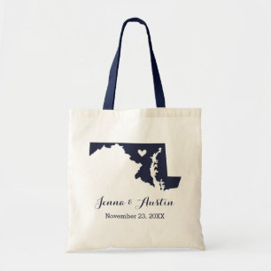 Maryland Wedding Welcome Tote Bag