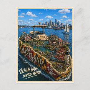 Maryland Wish You Were Here State Serie Briefkaart
