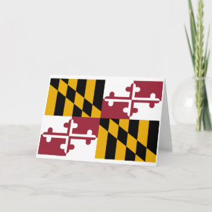Marylander Vlag, Vlag van Maryland Kaart