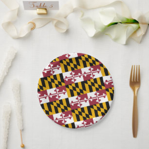 Marylander Vlagontwerp, Vlag van Maryland Papieren Bordje